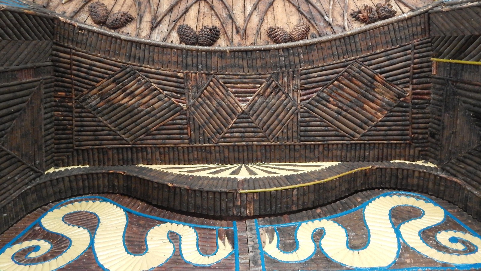 Detail of rustic decoration