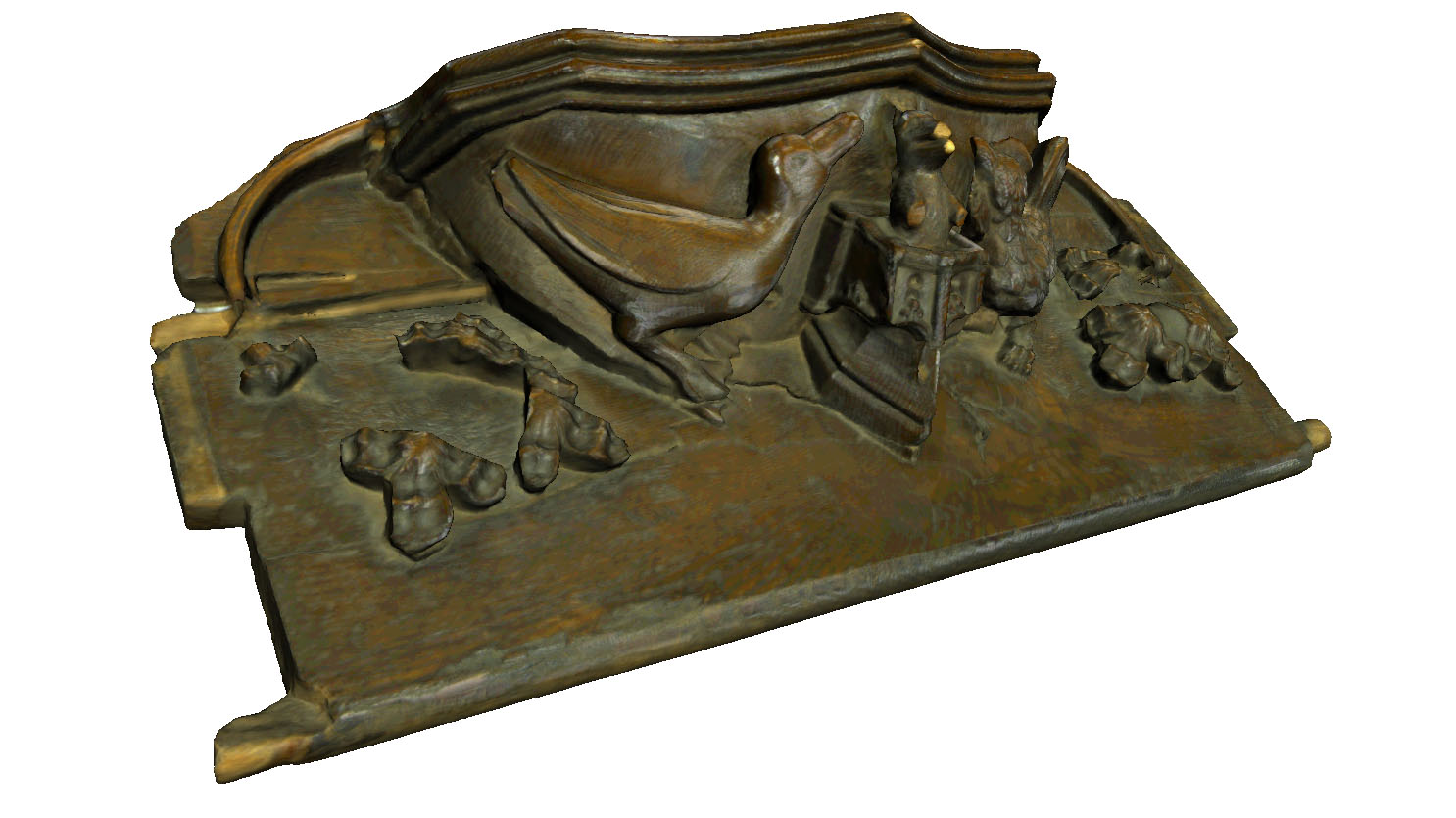 3D Scan of seat detail from Ripon Cathedral