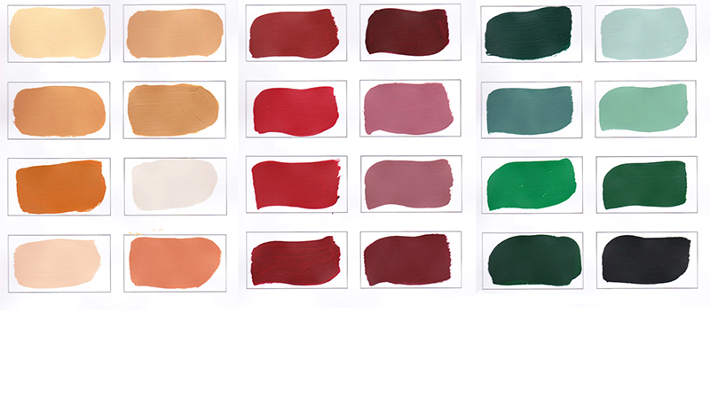 New paint swatches for Covent Garden